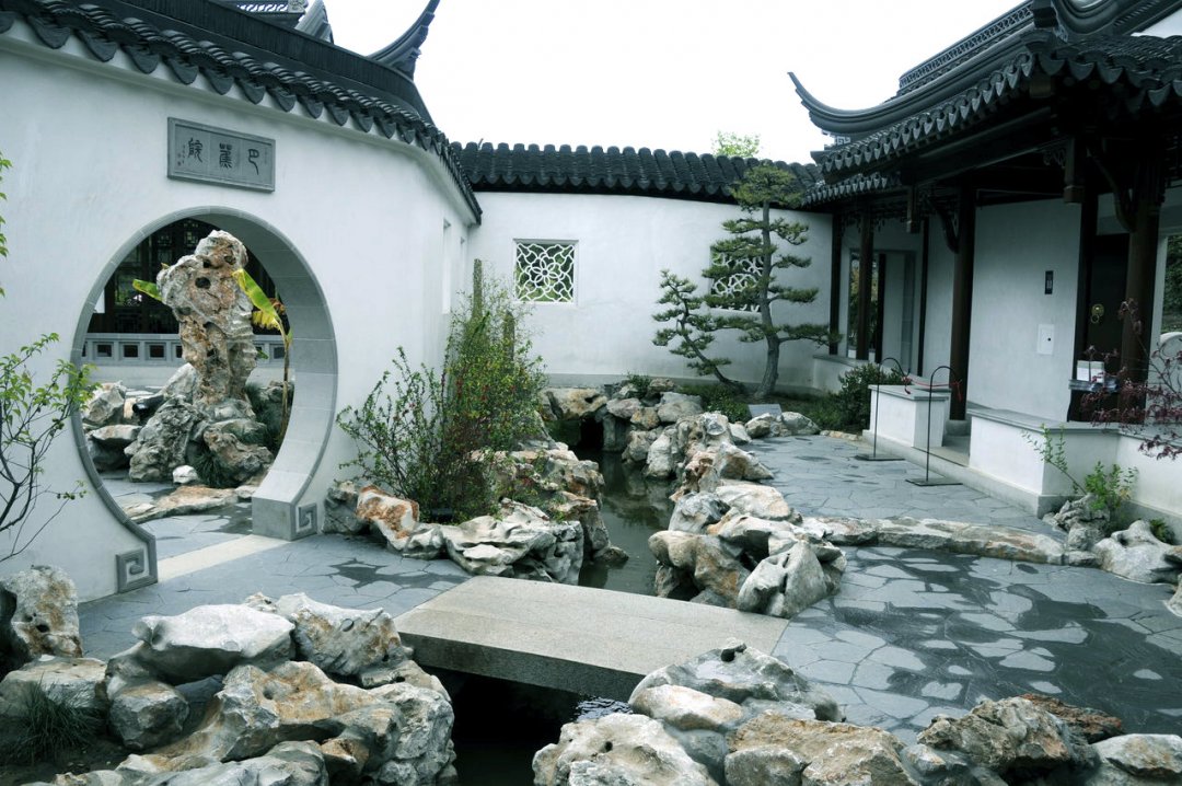 Maison Feng Shui avec eau